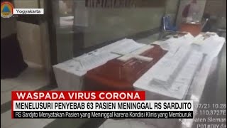 Menelusuri Penyebab 63 Pasien Meninggal Rs Sardjito