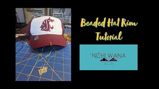 Beaded Hat Rim Tutorial