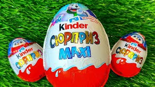 ASMR KINDER Unboxing: Kinder MAXI SURPRISE Unboxing | Satisfying 🍭