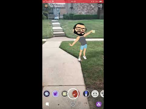 3D Bitmoji Snapchat - YouTube