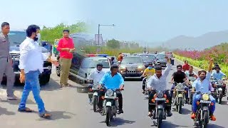 YSRCP MLC Lella Appireddy \u0026 MP Nandigam Suresh Babu Super Crazy Rally Video || Bezawada Media