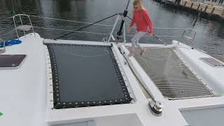 Sunrise Yacht Products - Lagoon 450 Gets New Nets