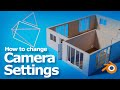 How to change Camera Settings in Blender - View Size, Focal Length, Depth of Field