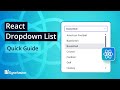 React Dropdown List: The Ultimate Feature Walkthrough