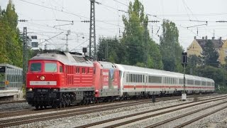 Ludmilla 232 259 mit EC 114 (Durchfahrt am Heimeranplatz in München)