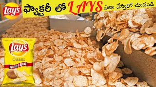 ఫ్యాక్టరీ లో లేస్ ఎలా తయారుచేస్తారు || How Lays were made in Factory?