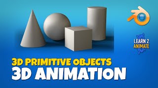 How to Create 3D Primitive Objects in Blender 2.93