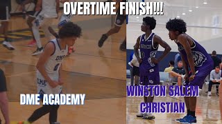 OVERTIME FINISH!!! DME ACADEMY VS WINSTON SALEM CHRISTIAN!!! GRIND SESSION CHARLOTTE!!!