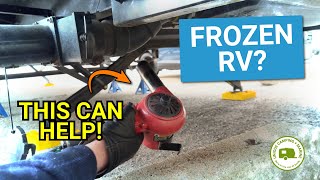 Frozen RV? Tips On How To Defrost Your Black And Gray Tanks!