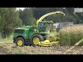 john deere 9500i groß trifft auf klein maisernte 2022 lu grießl dob landtechnik