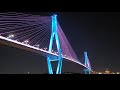 4K 〽️TIMELAPSE BUSAN HARBOR BRIDGE 🌉 Night view Hyperlapse Busan KOREA 🇰🇷부산항대교 야경 타임랩스 영상이에요