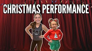 Going On Stage for Two Christmas Performances! | Singing \u0026 Dancing this Holiday Season