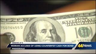 Hopkins County woman accused of using counterfeit cash at jail