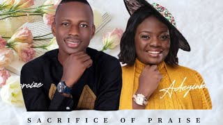 Teepraize  and Adeyinka Alaseyori in a powerful  worship  mood🔥🔥 (Sacrifice of  praise)