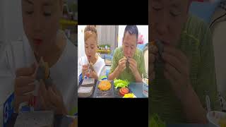 @isister #eating show#eating challenge#husband and wife eating food#eating#mukbang #asmr eating