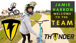 WELCOME TO THE THUNDER TEAM - JAMIE HARRON - Killinchy pump track \u0026 Thunder Park Skatepark