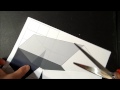 how to draw 3d cube anamorphic construction