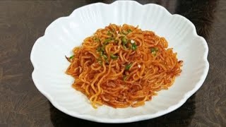 Spicy chilli garlic noodles / spicy Maggi  noodles / noodles recipe