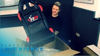 UNBOXING RaceRoom Game Seat RR3055 #SimRacing #Racingseat / Playstation Experience