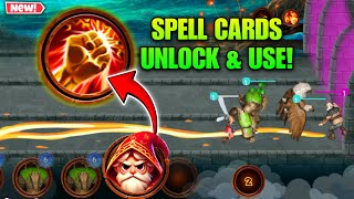 Wizard Wisdom | How To Unlock and Used Spell Cards In Battle Lane | Spell Cards Tips \u0026 Tricks