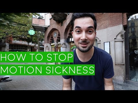 What does it mean if you get motion sickness easily?