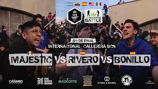 MAJESTIC vs RIVERO vs BONILLO. 8os. 420 Backyard Battle Internacional Callejera 23 BCN