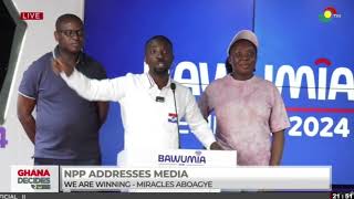 #Election2024: We are winning the Elections - Miracles Aboagye