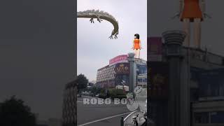 SQUID DOLL VS DRAGON || future technology according to the imagination || animasi keren !! ROBO BOY