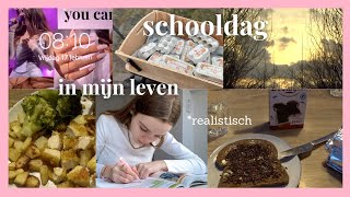 EEN SCHOOLDAG IN MIJN LEVEN *realistisch // DAANTJE BREG #40