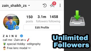 unlimited followers for instagram just one click 1m followers android phone 5 - followers instagram 1m