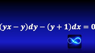 9. Ecuación diferencial de variables separables (Por factorización)