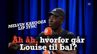 Melvin Kakooza lip syncer Bamses 'Hvorfor går Louise til bal'