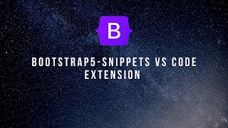 Bootstrap5-Snippets vs code extension