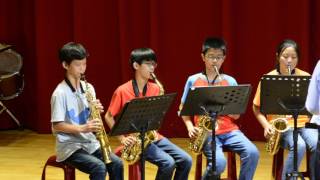 20170610新莊國小管樂團畢業音樂會管樂A團 SAX組-新天堂樂園