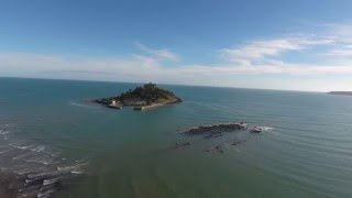 Penlee, mousehole and Marazion by Drone 4k