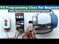 Learn How to Change Motor Speed by using VFD and Potentiometer @TheElectricalGuy