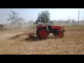 Kubota MU4501 Tractor Drive on dick's Harrow Very Fast Working (India MUSeries)