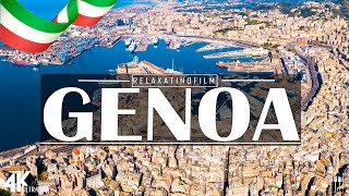 Beautiful Genoa 4K • Relaxing Italian Music, Instrumental Romantic • Video 4K UltraHD