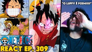 QUE FINAL ÉPICO!! LUFFY VS LUCCI BATALHA FINAL!!! React One Piece EP. 309