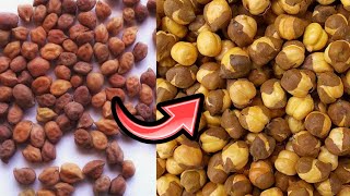 ఉప్పు శనగలు | Uppu Senagalu in telugu | dry roasted Black chickpeas Recipe| Kala chana Snack Recipe