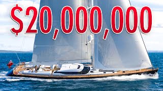 Inside a $20,000,000 Luxury Sailing Yacht