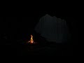 Cozy Cave - Rain, Fireplace & Thunderstorm Sounds to Sleep Instantly