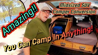 Midsized SUV Camper Conversion With Everything You Need! Genius At Work!