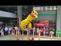 2023 cny acrobatic lion dance performance @ wisma cosway 雪蘭莪國藝體育會