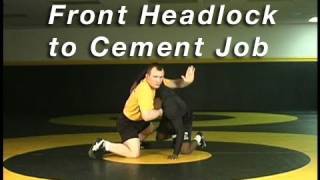 Front Headlock to Cement Job - Cary Kolat Wrestling Moves