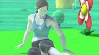 スマブラSP パルテナ　しずえ　Wii fit トレーナー　転倒