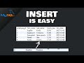 MySQL: How to INSERT rows into a TABLE