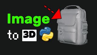 I Turned a 2D Image into 3D Using Python + AI!