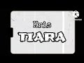 Kris - Tiara (Lirik)