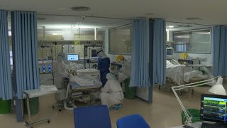 Un hospital en Madrid, sumergido bajo la segunda ola de covid-19 | AFP